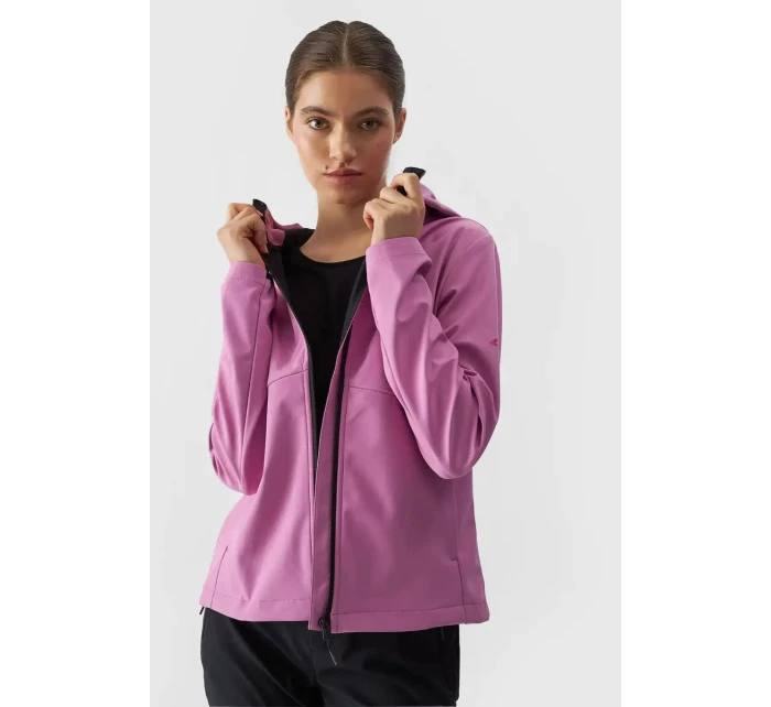 Kurtka Damska 4F Softshell Membrana 5000 4F 4FWAW24TSOFF285-54S Różowa