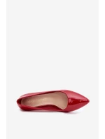 Lakované Lodičky Sergio Leone 1336 Červené