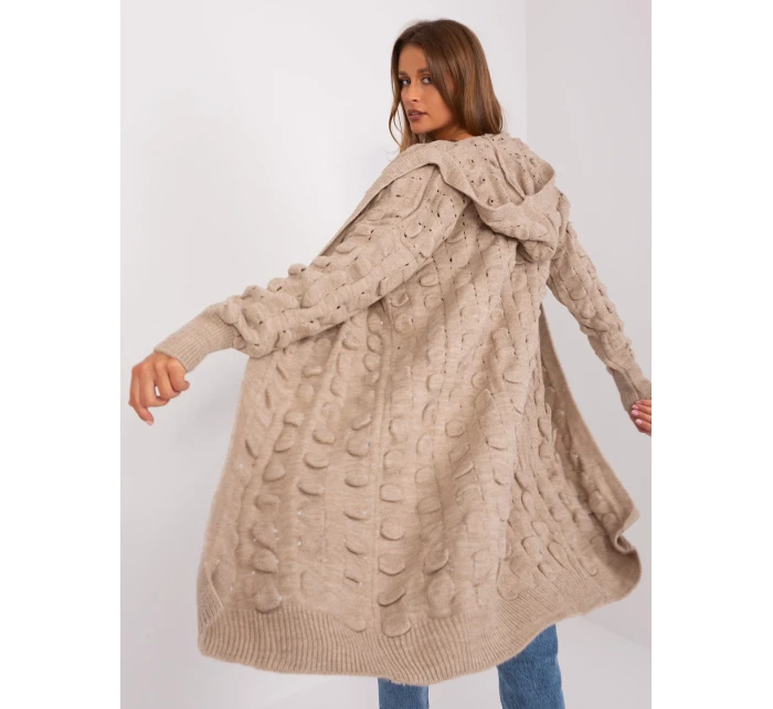 Kardigan BA SW model 21055318 ciemny bezowy - FPrice