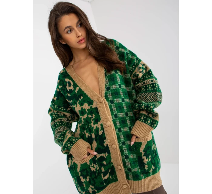 Dámský svetr EM SW  zelený model 17800019 - FPrice