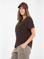 Blúzka RV BZ A1185.19 tmavohnedá