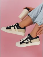 JUNOMI dámske tenisky na platforme čierne FashionStreet ZY0860