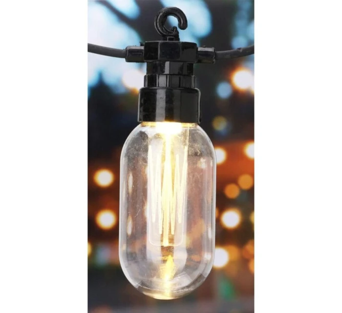 ZÁHRADNÉ GIRLANDY PARTY LIGHT 10 LED EDISON