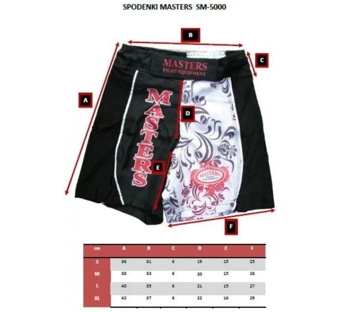 Šortky MMA Masters Jr Kids-SM-5000 065000-M