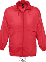 SOL'S Surf Unisex vetrovka 25.2000 červená