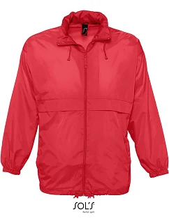 SOL'S Surf Unisex vetrovka 25.2000 červená