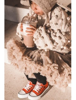 Dziecięce Klasyczne Niskie Trampki BIG STAR HH374196 Czerwone