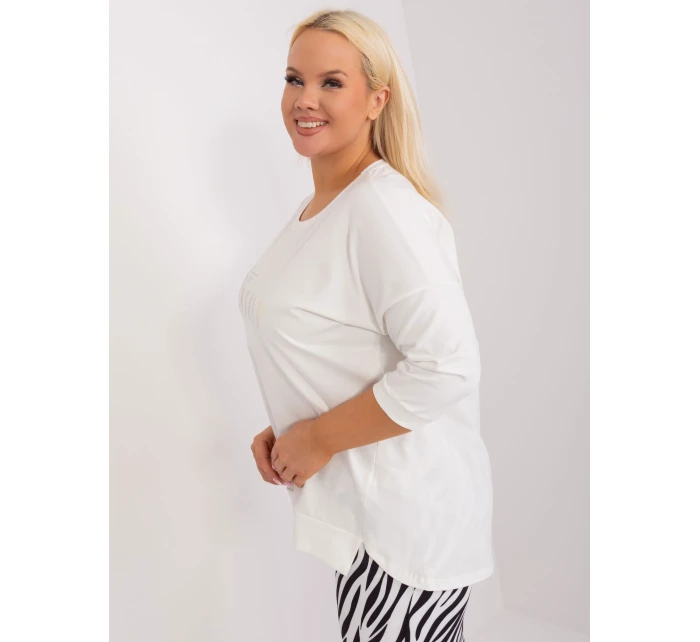 Bluzka RV BZ model 19465518 ecru - FPrice Bluzka RV BZ model 19465518 ecru - FPrice