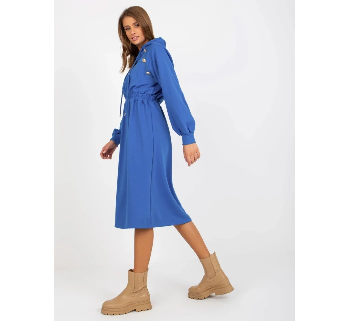 Dámské šaty RV SK model 17802990 tmavě modré - FPrice Dámské šaty RV SK model 17802990 tmavě modré - FPrice