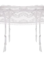 Podväzkový pás Lilly biely - Julimex