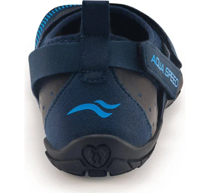 Plavecká obuv Agama tm. modrá-čierna - AQUA SPEED Plavecká obuv Agama tm. modrá-čierna - AQUA SPEED
