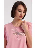 Dámske domáce šaty s krátkymi rukávmi Vanda Dámske domáce šaty s krátkymi rukávmi Vanda