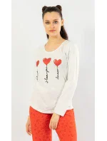 Dámske pyžamo dlhé I love you