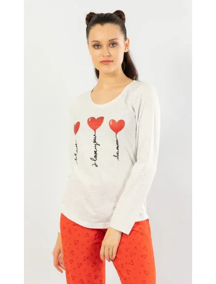 Dámske pyžamo dlhé I love you