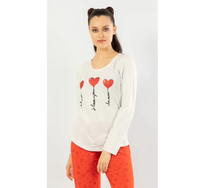 Dámske pyžamo dlhé I love you