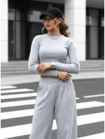 Dámsky komplet nohavíc a topu ASTRAL ALLURE sivý FashionStreet AY0904 Dámsky komplet nohavíc a topu ASTRAL ALLURE sivý FashionStreet AY0904
