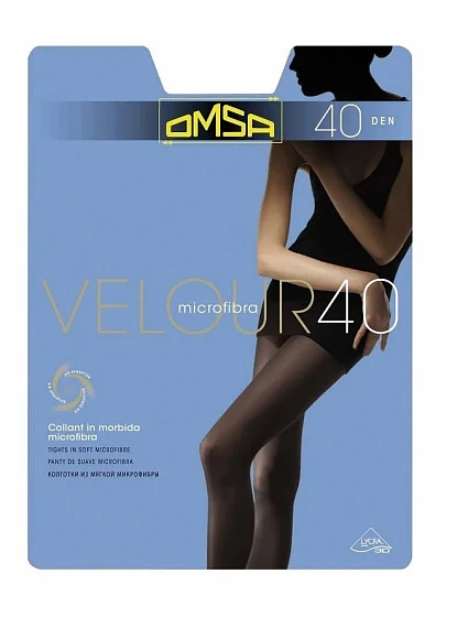 Dámské punčochové kalhoty Omsa Velour 40 den 5-XL