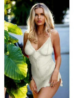 Erotická košieľka Milagros ecru - DKAREN