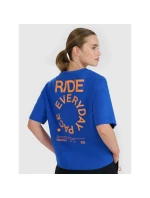 Dámské tričko oversize s potiskem model 21433336 - 4F