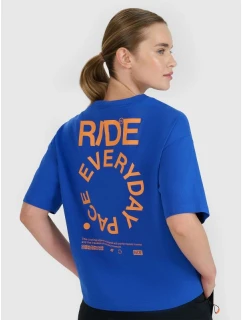 Dámské tričko oversize s potiskem model 21433336 - 4F