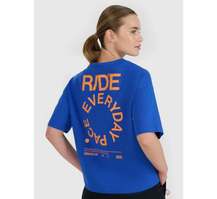 Dámské tričko oversize s potiskem model 21433336 - 4F