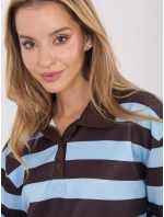 Bluzka IT BZ model 21834262 jasny niebieski - FPrice Bluzka IT BZ model 21834262 jasny niebieski - FPrice