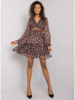 Šaty LC SK 22K 3001.28P čierna a červená Šaty LC SK 22K 3001.28P čierna a červená