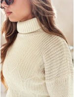 Dámský svetr ecru Dstreet model 21964140 - FashionStreet