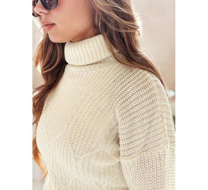 Dámský svetr ecru Dstreet model 21964140 - FashionStreet