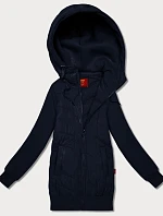 Dámska mikina s kapucňou Goodlookin Dark Blue (AMG-175)