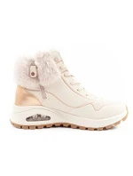 Uno model 21394781 dámská sportovní obuv zateplené boty zimní béžové dámské - Skechers