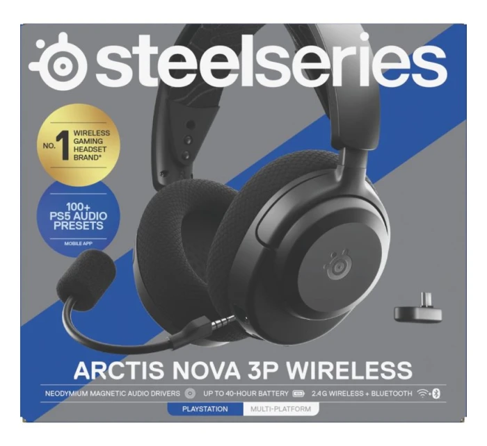 Bezdrátová sluchátka  Nova 3P pro černá model 21716759 - Steelseries
