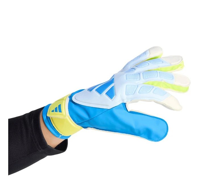 Adidas Predator Training brankárske rukavice bielo-žlto-modré KA7786