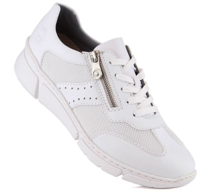 Dámska pohodlná biela športová obuv W RKR592 - Rieker