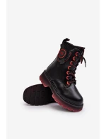 Dětské zateplené Botky černé model 21632811 - EVENTO Dětské zateplené Botky černé model 21632811 - EVENTO