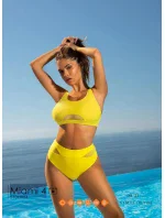 Dámske dvojdielne plavky S1011MI4-21 Miami 4 žltá - Self Dámske dvojdielne plavky S1011MI4-21 Miami 4 žltá - Self