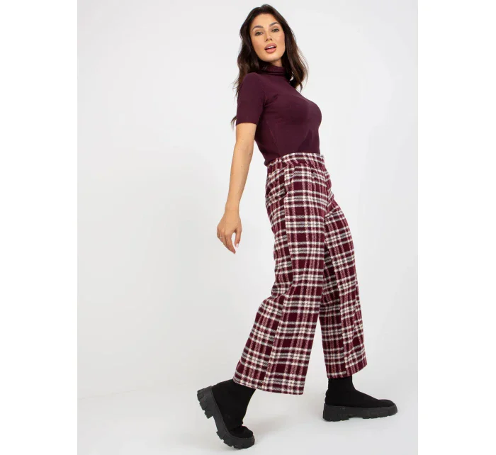 Dámské kalhoty LK SP bordó FPrice model 18398621 - Lakerta Dámské kalhoty LK SP bordó FPrice model 18398621 - Lakerta