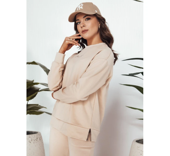 Dámska krémová mikina ERIAN FashionStreet BY1275