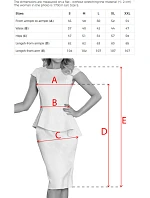 model 22349685 Elegantní semišové midi šaty s volánkovým pasem – tmavě modré - numoco model 22349685 Elegantní semišové midi šaty s volánkovým pasem – tmavě modré - numoco