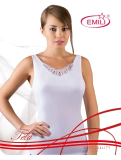 Emili Tela Tričko biele 2XL-3XL