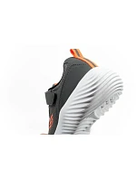 Detská športová obuv Skechers Bounder na suchý zips, ľahká, módna, sivá