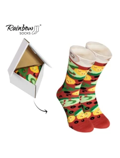 Skarpetki Rainbow Socks 1 Para Pizza Wegetariańska