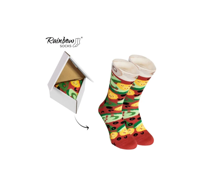 Skarpetki Rainbow Socks 1 Para Pizza Wegetariańska
