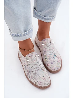 polobotky z přírodního semiše Multicolor model 22147696 - Boto
