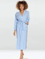 Dámsky župan Melissa sv. modrá - DKaren