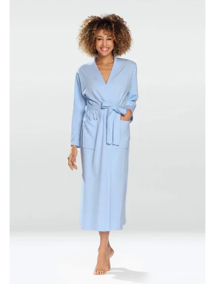 Dámsky župan Melissa sv. modrá - DKaren