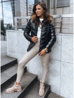 Dámská prošívaná zimní bunda s kapucí černá Dstreet model 21970294 - FashionStreet