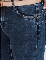 Dámske push up džínsy tmavomodré FashionStreet UY2785