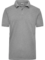 Daiber JN 801 Pánske pracovné polo tričko z hrubej bavlny 02.0801 šedá melírovaná Daiber JN 801 Pánske pracovné polo tričko z hrubej bavlny 02.0801 šedá melírovaná