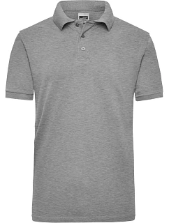 JN 801 Pánské pracovní piqué polo z těžké bavlny model 22490474 grey heather - Daiber